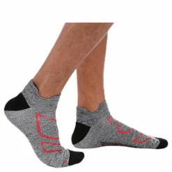 Norfolk Jeff Mid-cut Merinowool Running Sock Grey Grå Discount