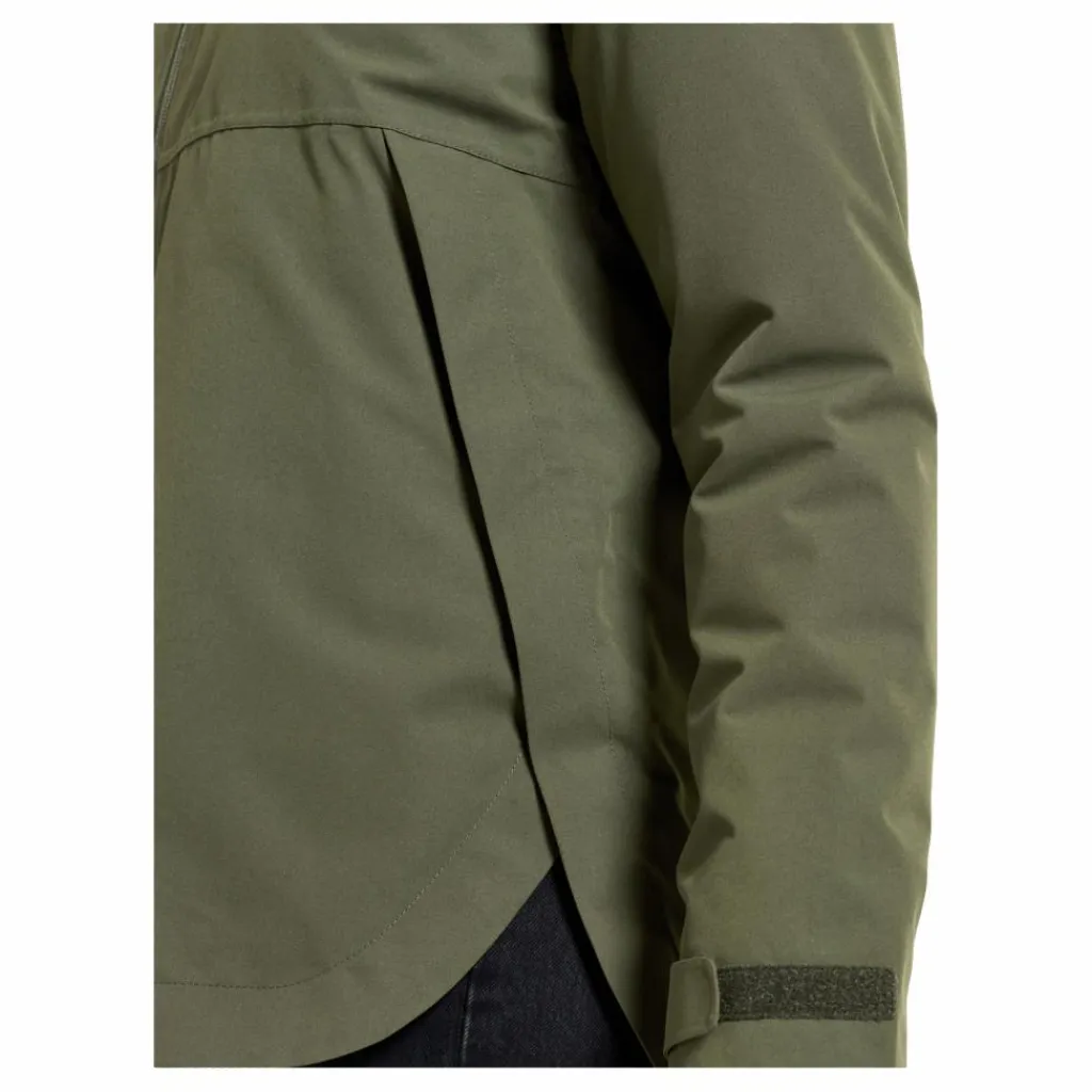 Didriksons Jennie Wns Jkt Deep Green Grå Outlet