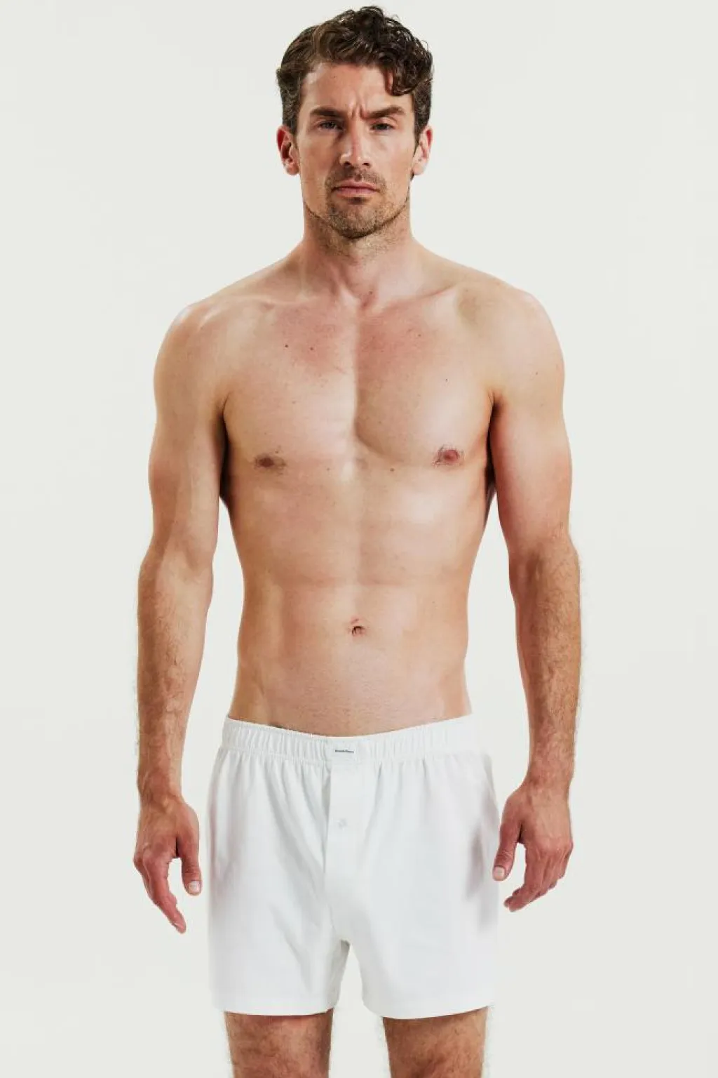Bread & Boxers Jersey Boxer Shorts 2-pack White