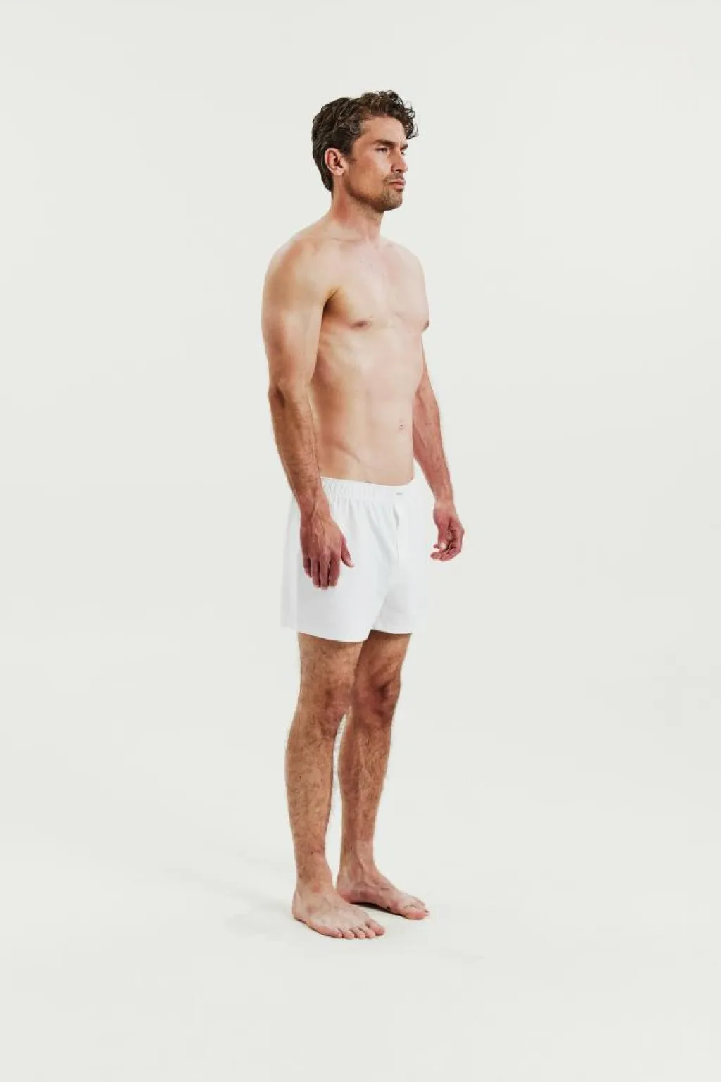 Bread & Boxers Jersey Boxer Shorts 2-pack White