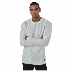 Jack & Jones Jjewind Knit Crew Neck Cloud Dancer Vit Discount