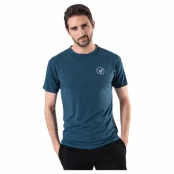 Virtus Joker Melange S/S Tee Blue Blå Hot