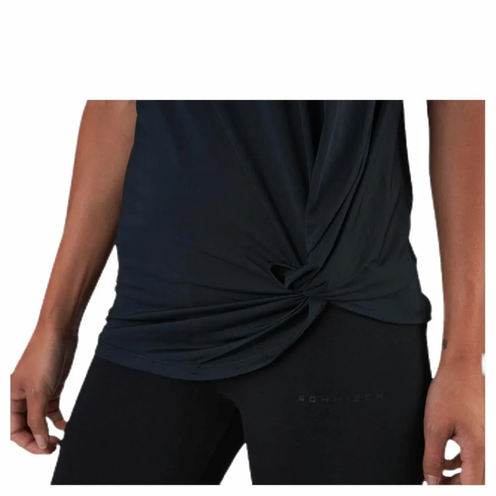 Röhnisch Jolie Knot Singlet Black Svart Sale