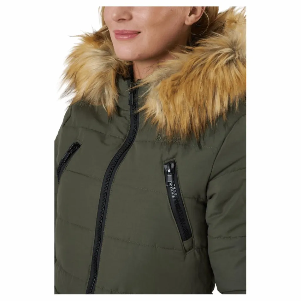 Svea Joy Jacket Dark Army Grå Best