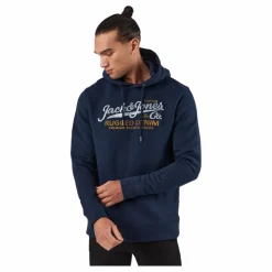 Jack & Jones Jprblubooster Sweat Hood July Navy Blazer Blå