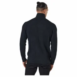 Jack & Jones Jprperfect Knit Zip Cardigan Black Svart Discount