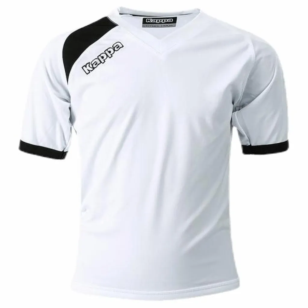 Kappa Jr Active Jersey SS Pavie 2017 White Vit