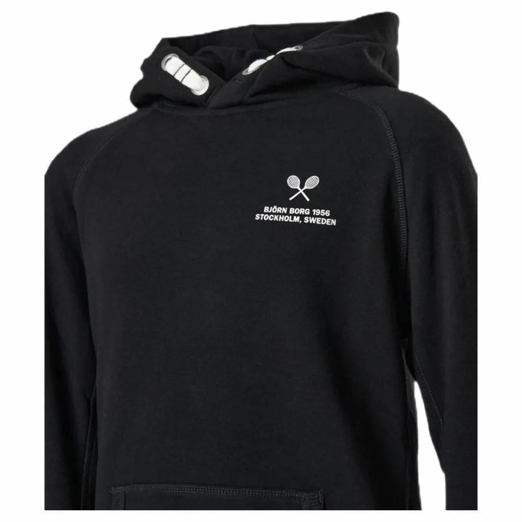 Björn Borg Jr Borg Sport Hoodie Black Svart