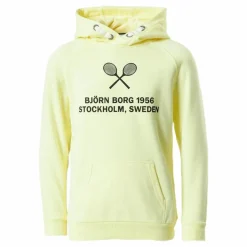 Björn Borg Jr Borg Sport Hoodie Yellow Gul Clearance