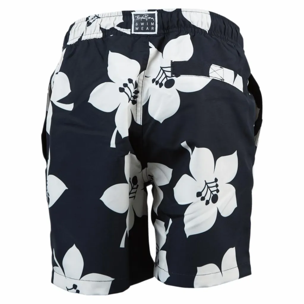 Björn Borg Jr Loose Kenny Swimshorts White/Black Vit och Svart Online