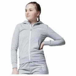 Jr Natalia Zip Hoodie Grey*BLACC