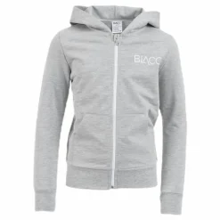 Jr Natalia Zip Hoodie Grey*BLACC