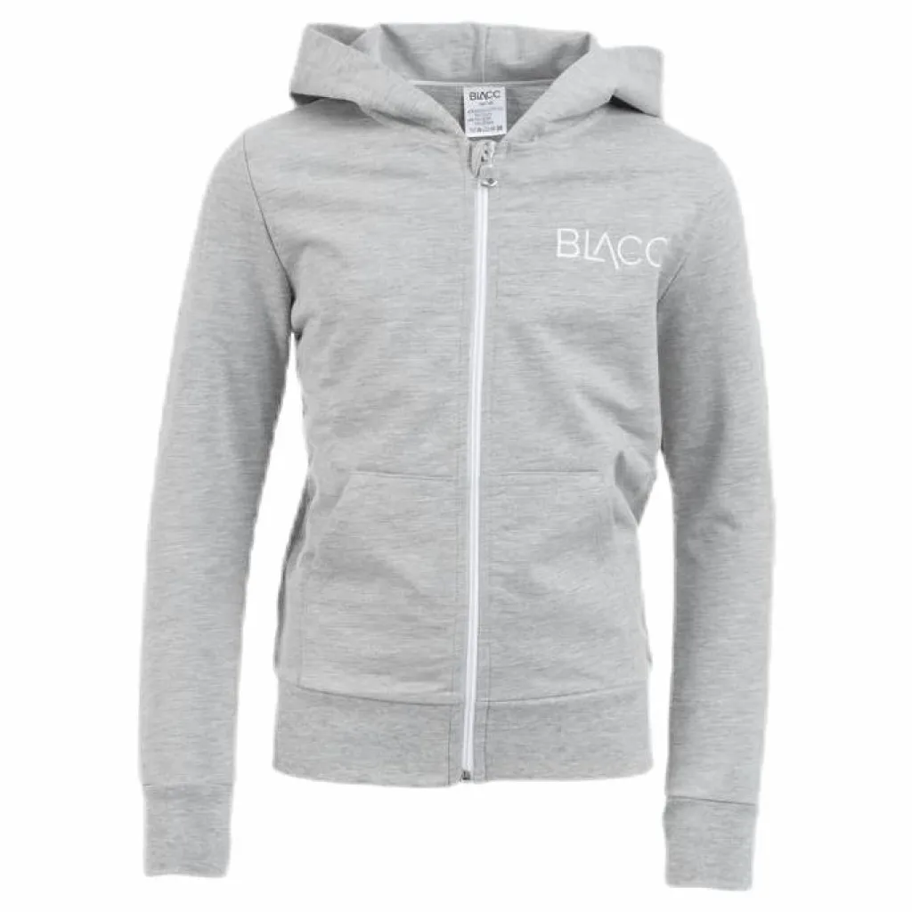 Jr Natalia Zip Hoodie Grey*BLACC