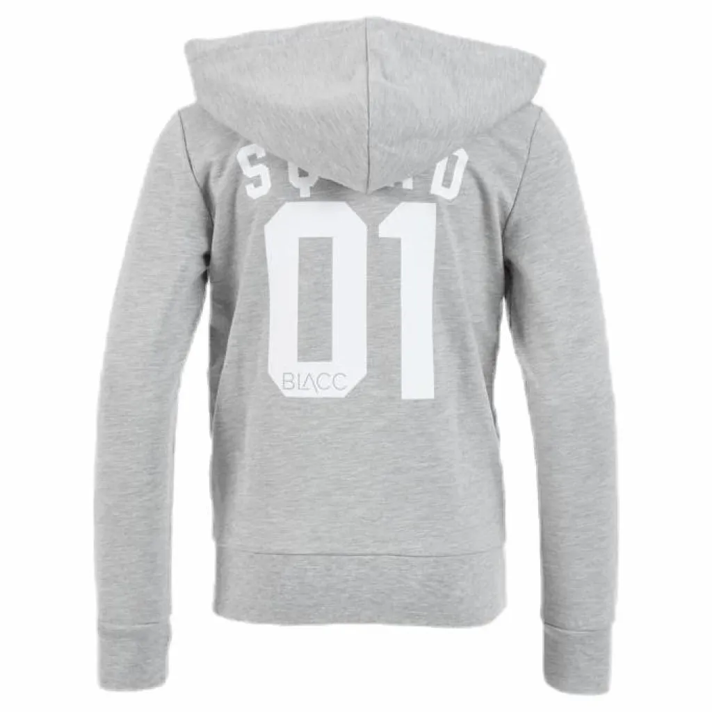 Jr Natalia Zip Hoodie Grey*BLACC