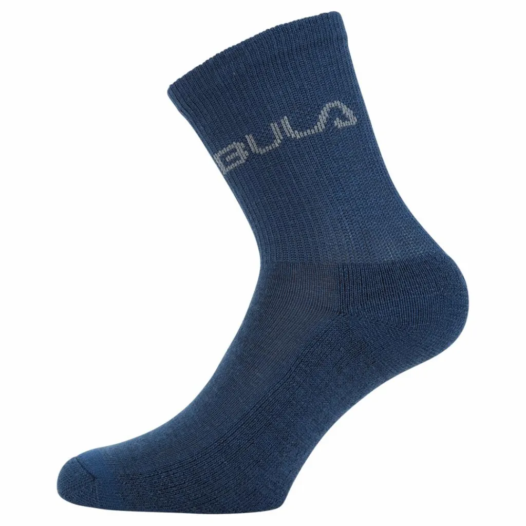 Bula Jr 2pk Wool Sock Web Denim Blå Sale