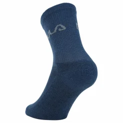 Bula Jr 2pk Wool Sock Web Denim Blå Sale