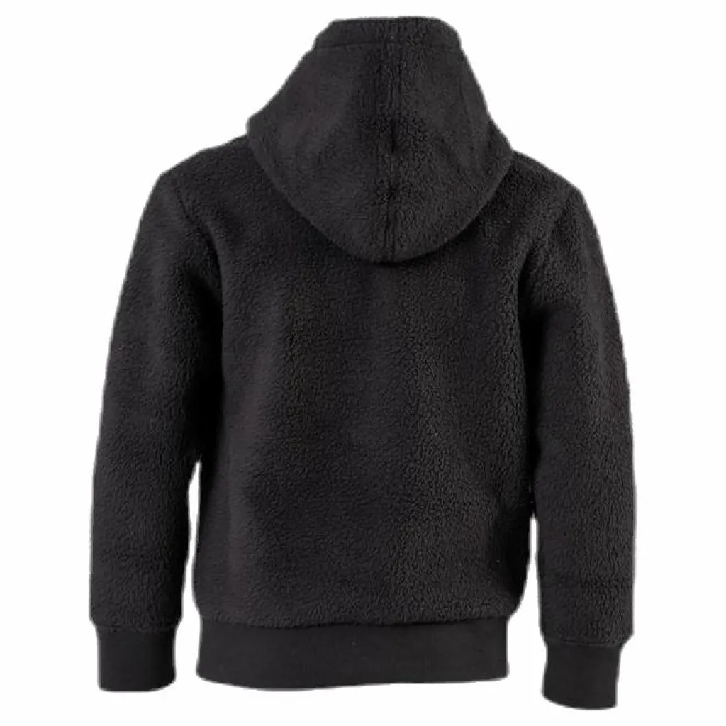 Champion Jr Teddy Hoodie Black Svart