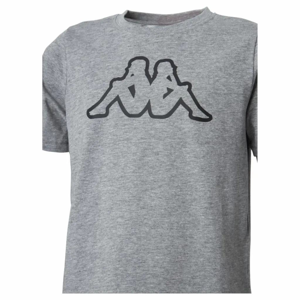 Kappa Jr. T-Shirt S/S, Cromen Black/Grey Svart och Grå Best