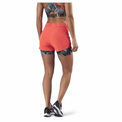Only Play Judie Aop Loose Training Shorts Red Röd Hot