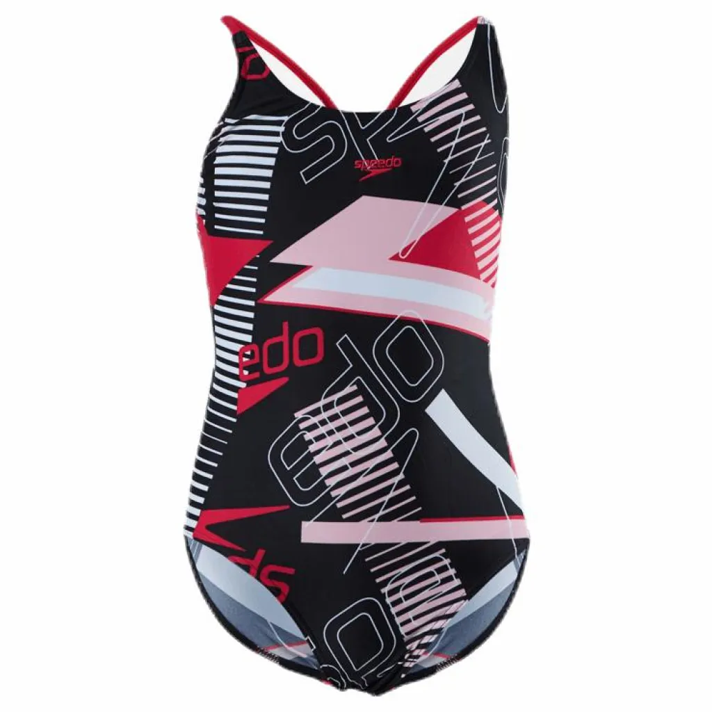Junglespeak Allover Tieback Black/Red*Speedo Sale