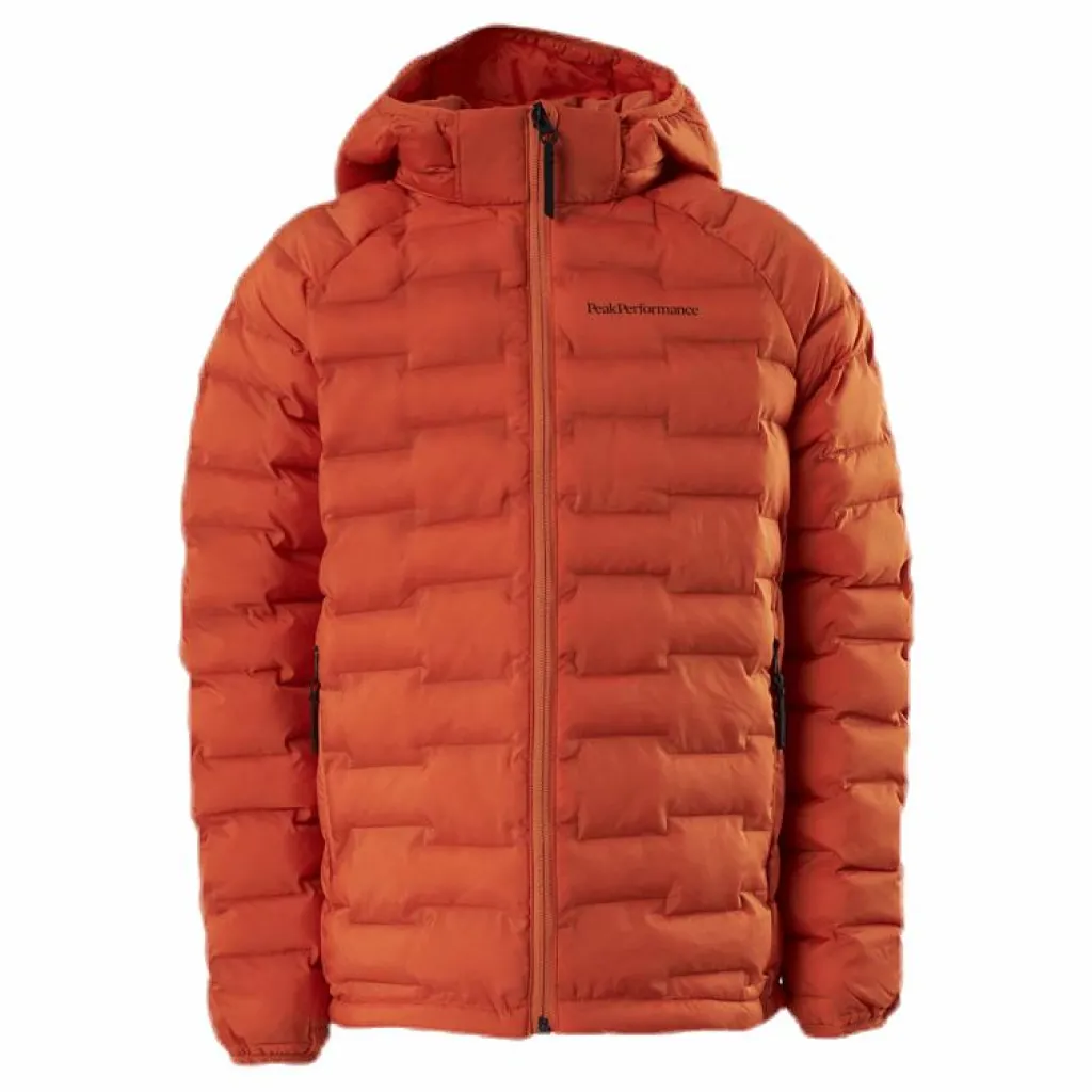 Peak Performance Junior Argon Light Hood Orange Hot