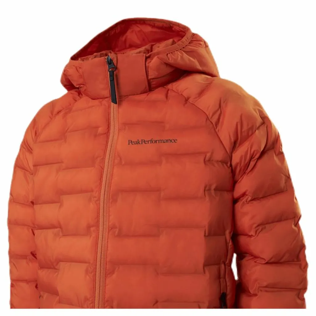 Peak Performance Junior Argon Light Hood Orange Hot