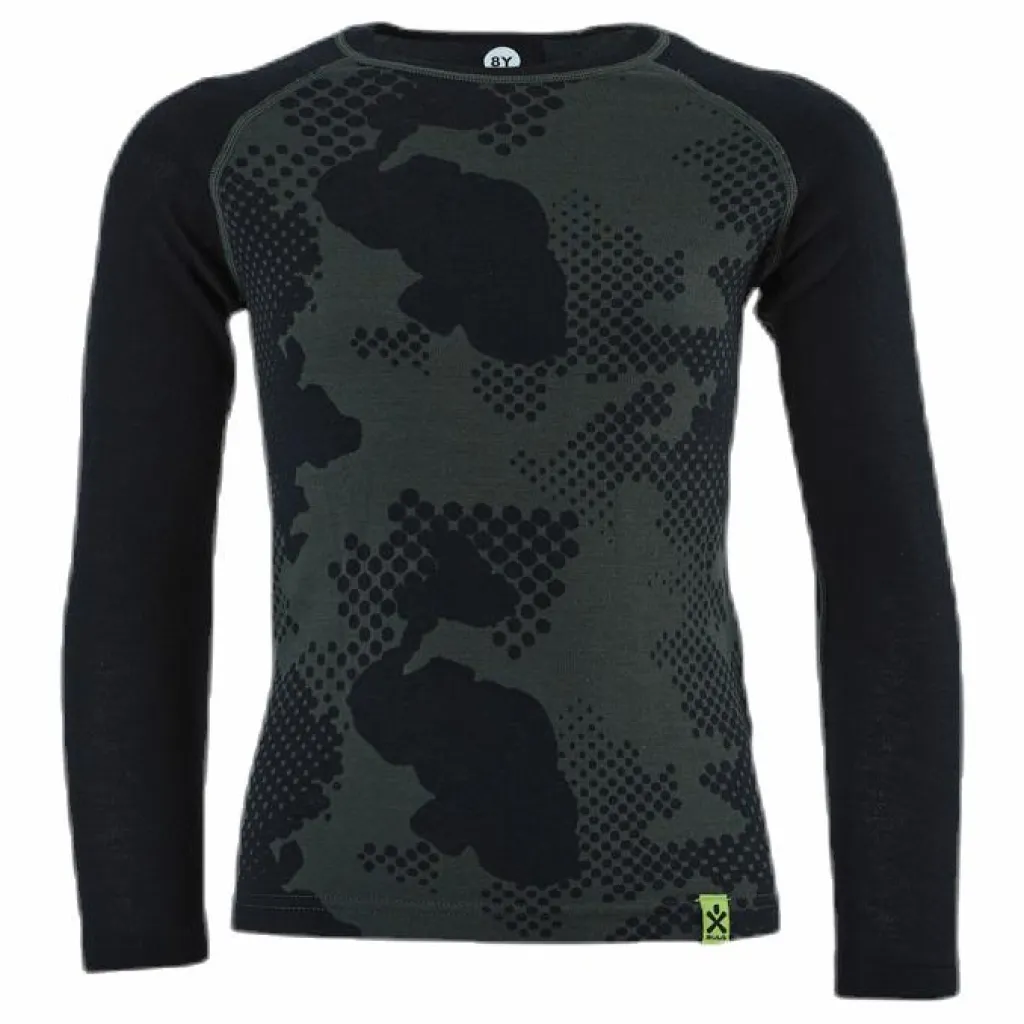Bula Junior Freeride Merino Wool Crew Green Grön Online