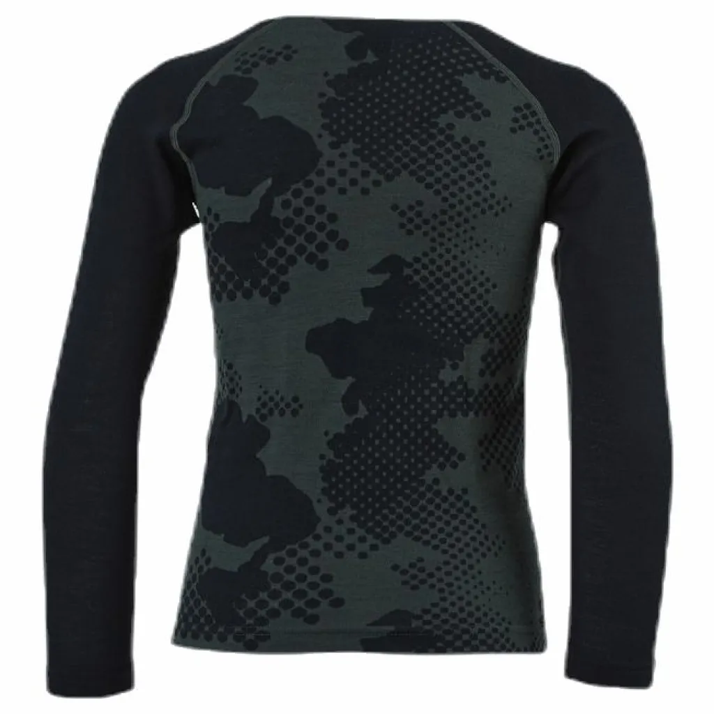 Bula Junior Freeride Merino Wool Crew Green Grön Online