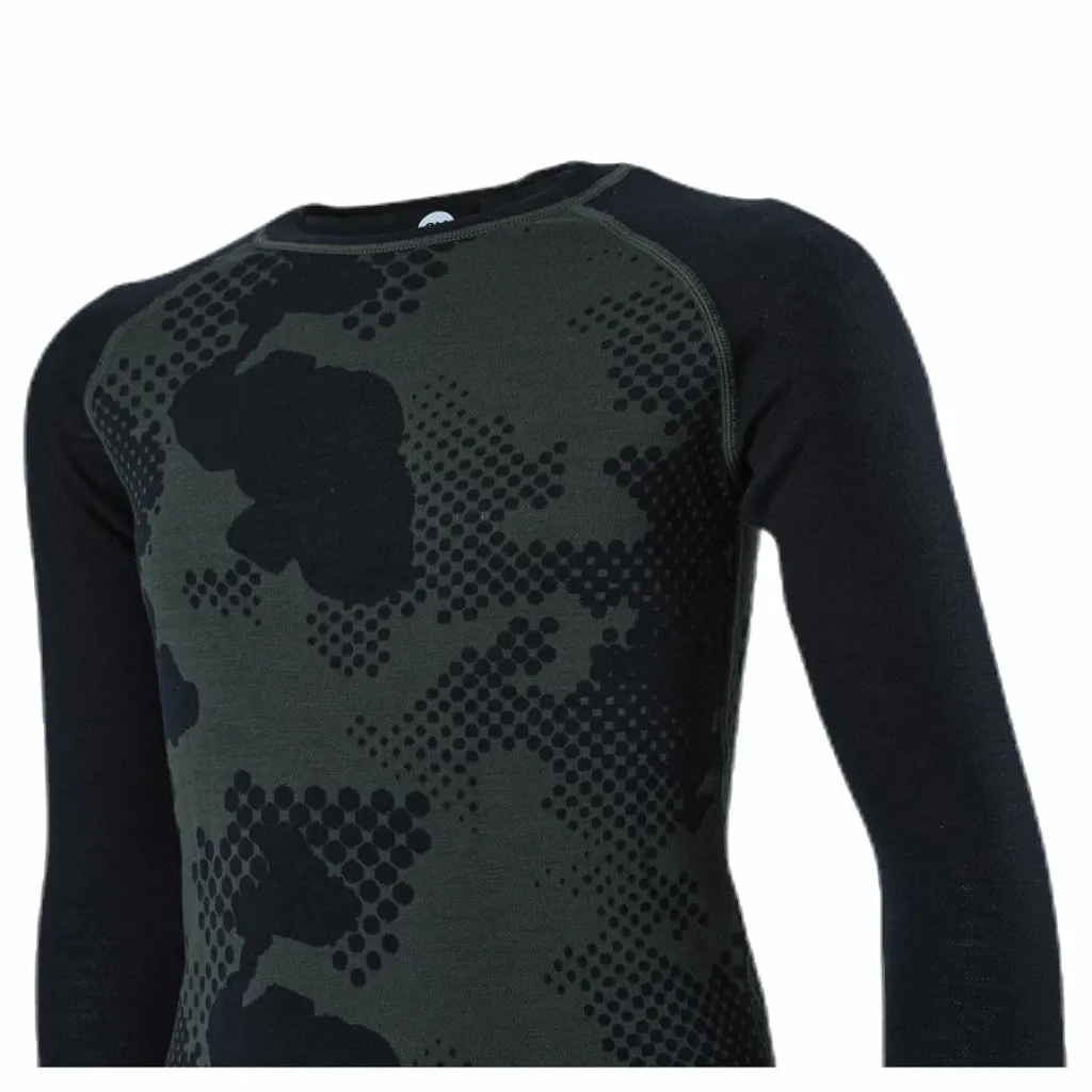 Bula Junior Freeride Merino Wool Crew Green Grön Online