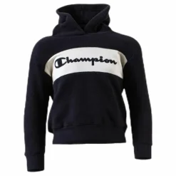 Champion Junior Hooded Polar Fleece Black Svart Online