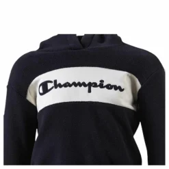 Champion Junior Hooded Polar Fleece Black Svart Online