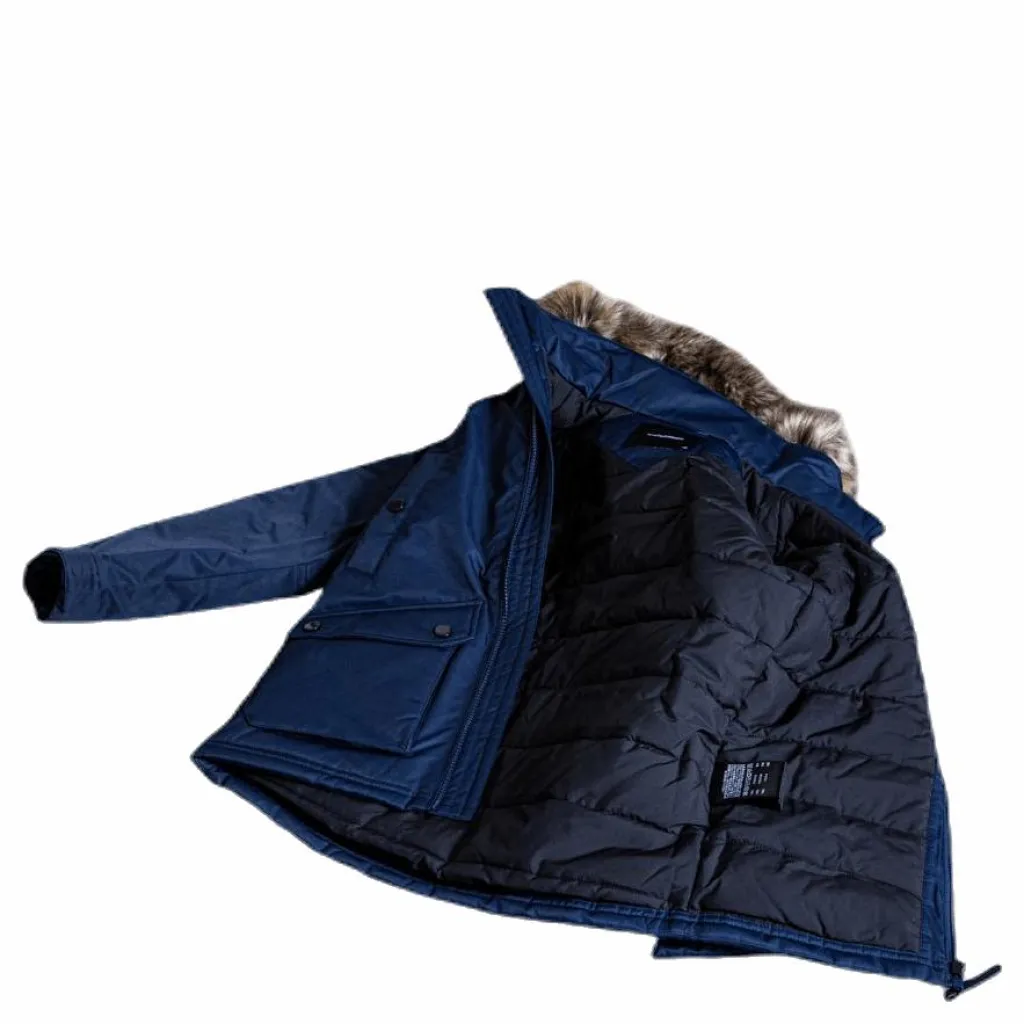 Peak Performance Junior Local Parka Blue Blå New