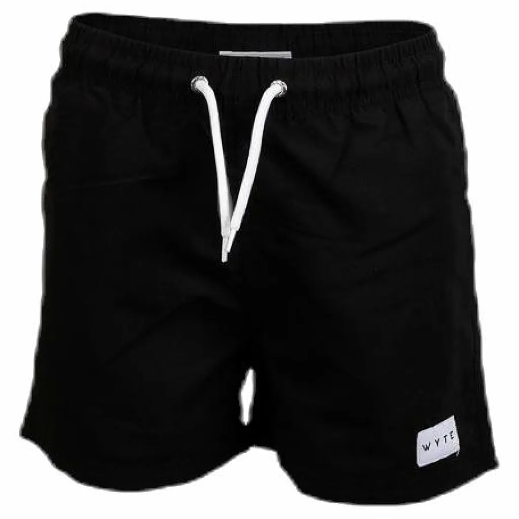 Wyte Junior Luca Swim Shorts Black Svart