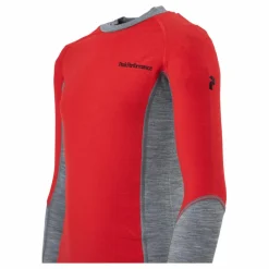 Peak Performance Junior Magic Crew Racing Red-grey Melange Röd