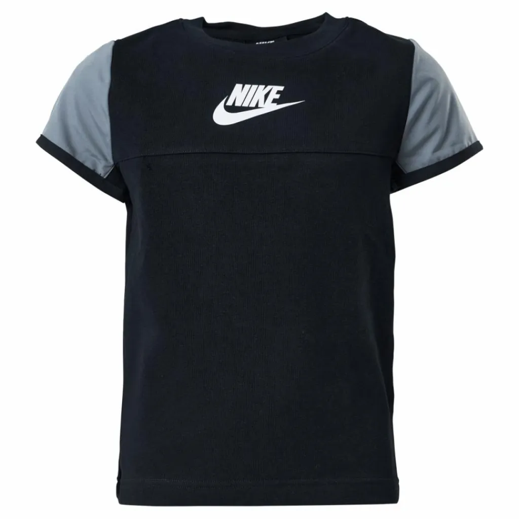 Junior Mixed Material Tee Black*Nike