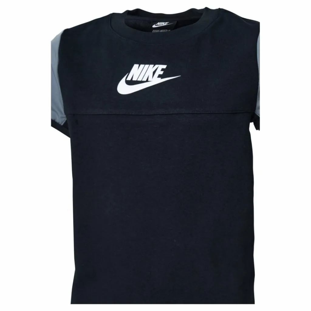Junior Mixed Material Tee Black*Nike