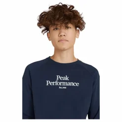 Peak Performance Junior Original Crew Blue Shadow Blå Sale