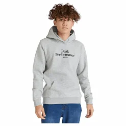 Junior Original Hood Med Grey Melange*Peak Performance Online