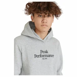 Junior Original Hood Med Grey Melange*Peak Performance Online