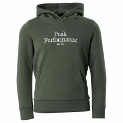 Peak Performance Junior Original Hood Thrill Green Grön Sale
