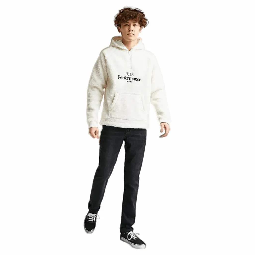 Junior Original Pile Half Zip Offwhite*Peak Performance Hot