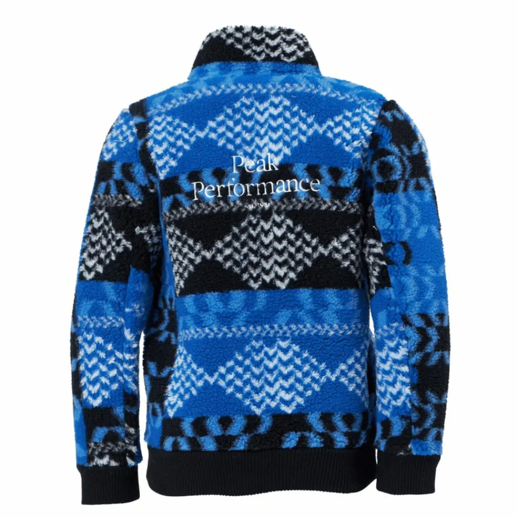 Junior Original Pile Zip Jacket Blue/Black*Peak Performance