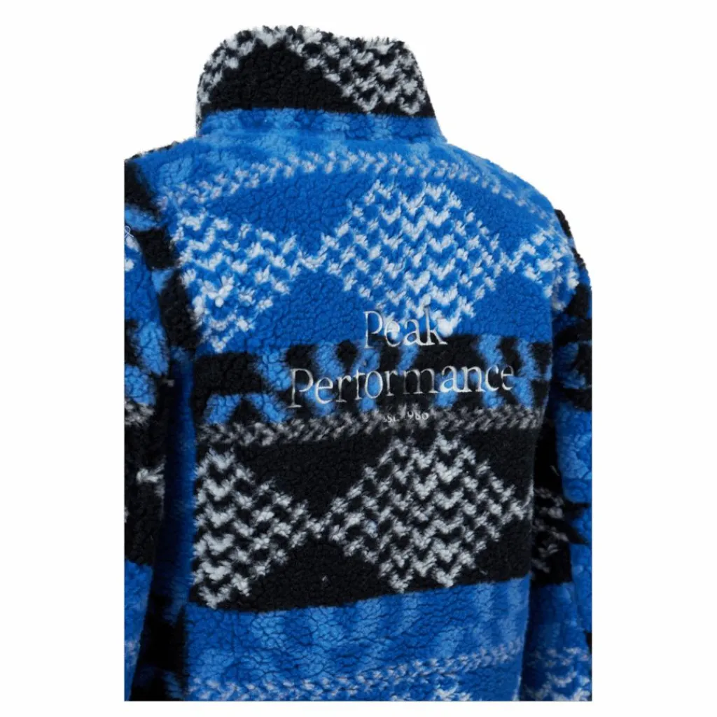 Junior Original Pile Zip Jacket Blue/Black*Peak Performance