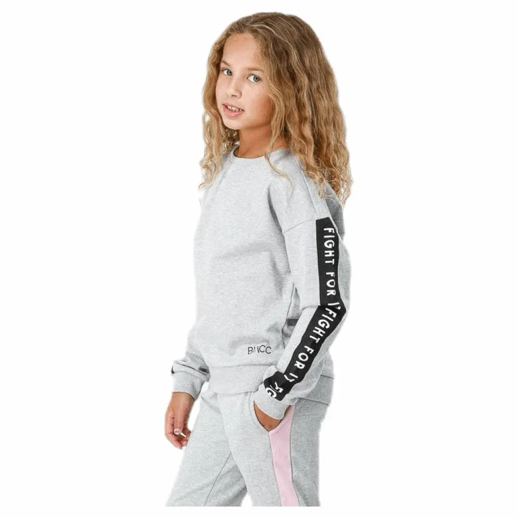 Junior Pansy Crewneck Black/Grey*BLACC Hot