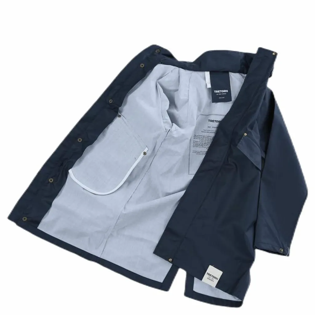 Tretorn Junior PU Parka Blue Blå