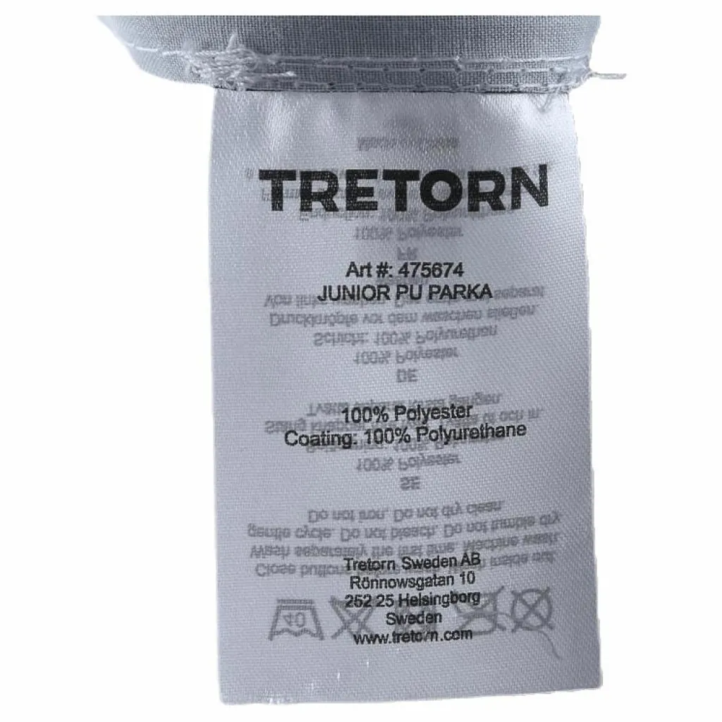Tretorn Junior PU Parka Blue Blå