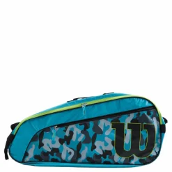 Junior Racketbag Blue/wild Lime*Wilson Clearance