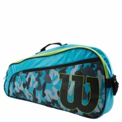 Junior Racketbag Blue/wild Lime*Wilson Clearance