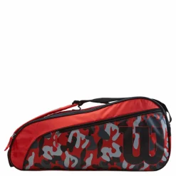 Junior Racketbag Red/grey/black*Wilson Hot