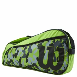 Junior Racketbag Wild Lime/grey/black*Wilson Outlet